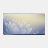 Elegant Lotus Bloom Desk Mat Schreibtischunterlage (Vorderseite)