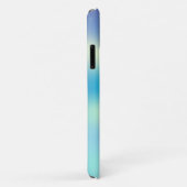 Elegant Lotus Blue Holographic Case-Mate iPhone Hülle (Hinten/Rechts)