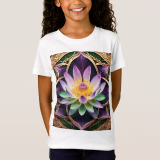 "Elegant Lotus Blume Digitaler T - Shirt" T-Shirt