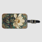 Elegant Lotus Flower  Gepäckanhänger (Vorderseite (Horizontal))