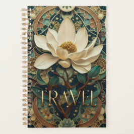 Elegant Lotus Flower Journal Planer