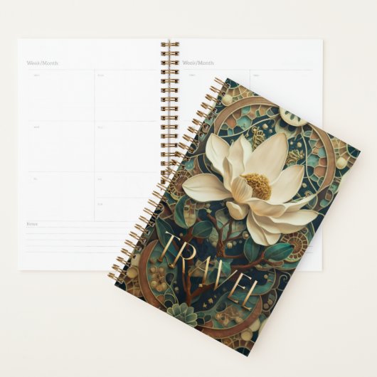 Elegant Lotus Flower Journal Planer (Anzeige)