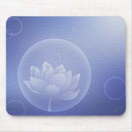 Elegant Lotus Flower Mouse Pad  Mousepad