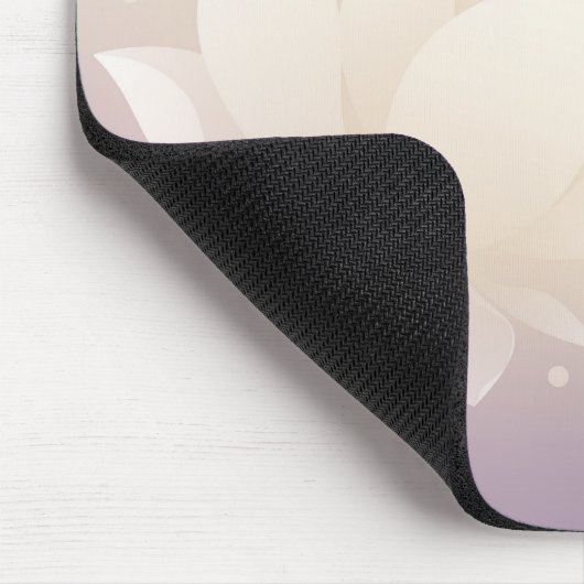 Elegant Lotus Flower Mouse Pad Mousepad (Ecke)