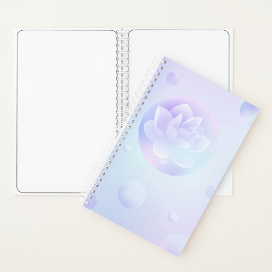 Elegant Lotus Hardcover Kleines Notebook Notizblock (Innen)