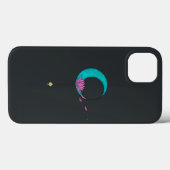 Elegant Lotus Moon Black iPhone / iPad Gehäuse Case-Mate iPhone Hülle (Rückseite (Horizontal))