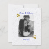 Elegant Love Birds Mexican Wedding Einladung (Rückseite)