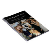 Elegant Love Script Wedding Photo Album Notizblock (Rechte Seite)