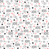 Elegant Love Text Lettering Valentine Tablecloth   Tischdecke