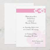 Elegant Luau Thema Einladungen Rosa (Vorne/Hinten)