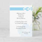 Elegant Luau Themenwelten Einladung (Stehend Vorderseite)