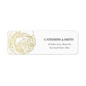 ELEGANT LUX IMITATE GOLD ROSE FLORALLES ADRESSE ET (Vorne)