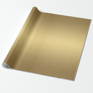 Elegant Luxe Metallic Gold Geschenkpapier