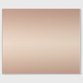 Elegant Luxe Soft Pink Rose Gold Geschenkpapier (Flach)