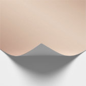 Elegant Luxe Soft Pink Rose Gold Geschenkpapier (Ecke)