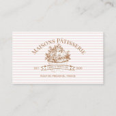 Elegant Luxury Cupcake Bakery Cake Designer Photo Visitenkarte (Vorderseite)