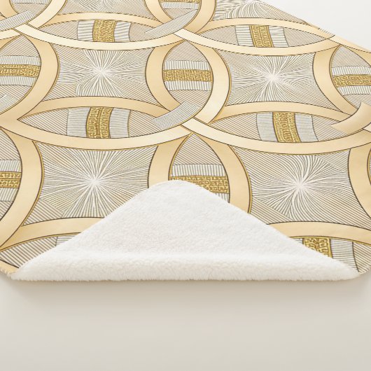 Elegant Luxury Geometric  Sherpadecke (3/4)