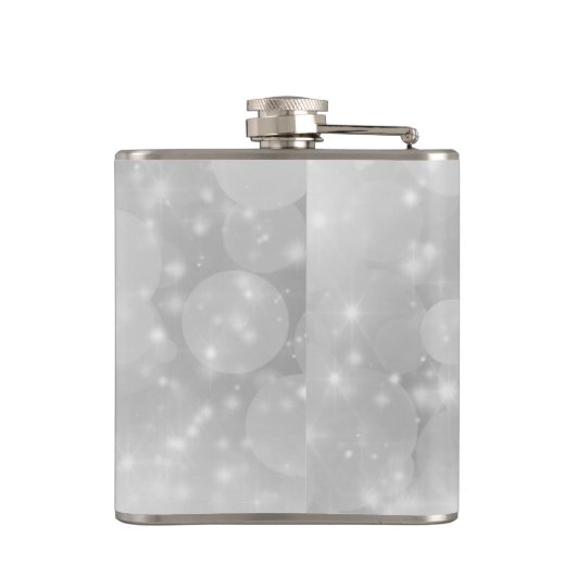 Elegant Luxury Imitate Glitzer Bokeh Flachmann (Rückseite)