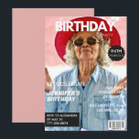 Elegant Luxury Magazine Foto 94. Geburtstag Einladung<br><div class="desc">Elegant Luxury Magazine Foto 94. Geburtstag Einladung</div>