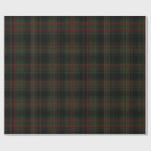 Elegant Luxury Plaid Holiday Wrapping Paper Geschenkpapier (Flach)