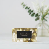 Elegant Luxury Stylish,Bokeh Visitenkarte (Stehend Vorderseite)