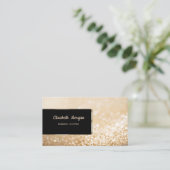 Elegant Luxury Stylish Red Glitzer Bokeh Visitenkarte (Stehend Vorderseite)