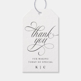 Elegant Luxury Wedding Vielen Dank für Ihr Interes Geschenkanhänger