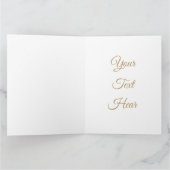 Elegant, Luxus, 10. Jubiläum Karte (Innenseite)