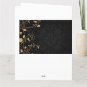 Elegant, Luxus, 10. Jubiläum Karte (Rückseite)