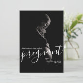 Elegant macht dieses Foto mich schwanger aussehen Ankündigung (Stehend Vorderseite)