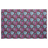 Elegant Magenta & Pale Blue Boho Chic Floral Stoff (Fat Quarter (45,7 x 55,9 cm))