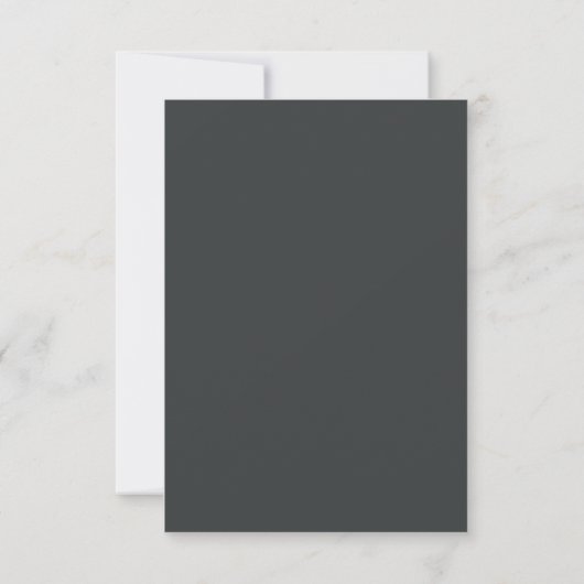 Elegant Magnolia | Blue Grey Menu Choice RSVP Card (Rückseite)