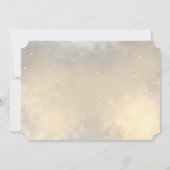 Elegant Magnolia Hochzeit Einladung (Rückseite)