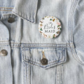 Elegant Magnolia Jr. Bridesmaid Brautparty Button (Beispiel)