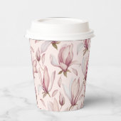 Elegant Magnolia Pappbecher (Links)