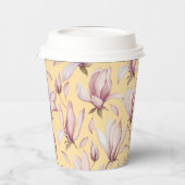 Elegant Magnolia Pappbecher (Links)