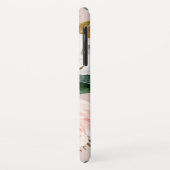 Elegant Magnolia | Personalisierter Name weiß und Case-Mate iPhone Hülle (Hinten/Links)