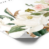 Elegant Magnolias Baby Duwer Favorit Signatur Poster (Ecke)
