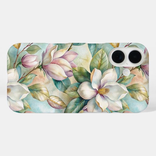 Elegant Magnolias Case-Mate iPhone Hülle (Rückseite (Horizontal))