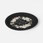 Elegant Magnolias Class of 2023 Abschluss Pappteller (Schrägansicht)