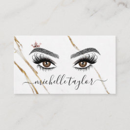 Elegant Makeup artist Beauty Lash Extension eye Visitenkarte