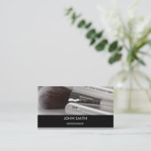 Elegant Makeup Artist Cosmetologe Visitenkarte (Stehend Vorderseite)