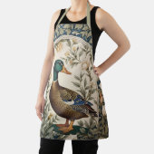 Elegant Mallard Duck William Morris Inspired  Schürze (InSitu)