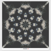 elegant Mandala Aufkleber (Blatt)