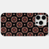 Elegant Mandala Boho Blumenmuster Case-Mate iPhone Hülle (Rückseite (Horizontal))