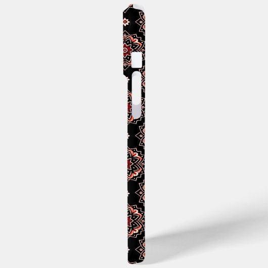 Elegant Mandala Boho Blumenmuster Case-Mate iPhone Hülle (Rückseite / Links)