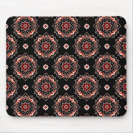 Elegant Mandala Boho Blumenmuster Mousepad