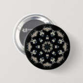 elegant Mandala Button (Vorne & Hinten)