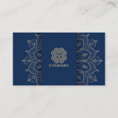 Elegant Mandala CEO & Founder Business Card Visitenkarte (Rückseite)