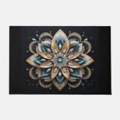 Elegant Mandala Design Door Mat Fußmatte (Vorderseite)